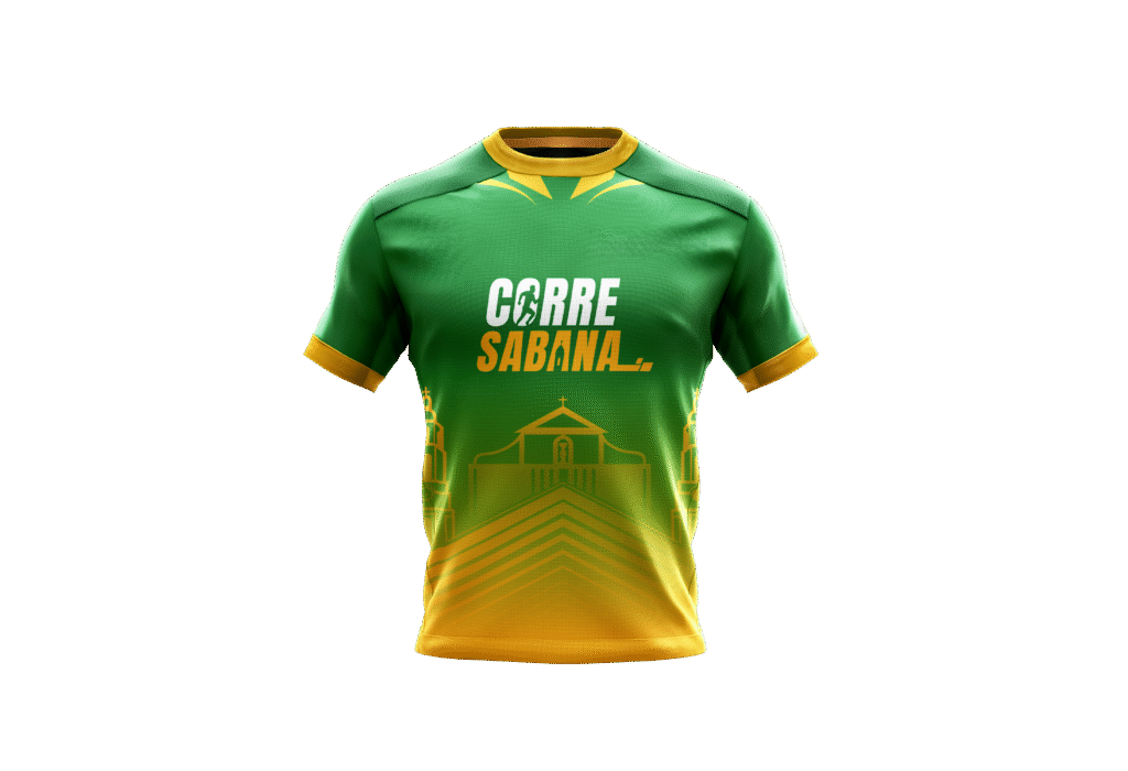 Camiseta verde lisa-1